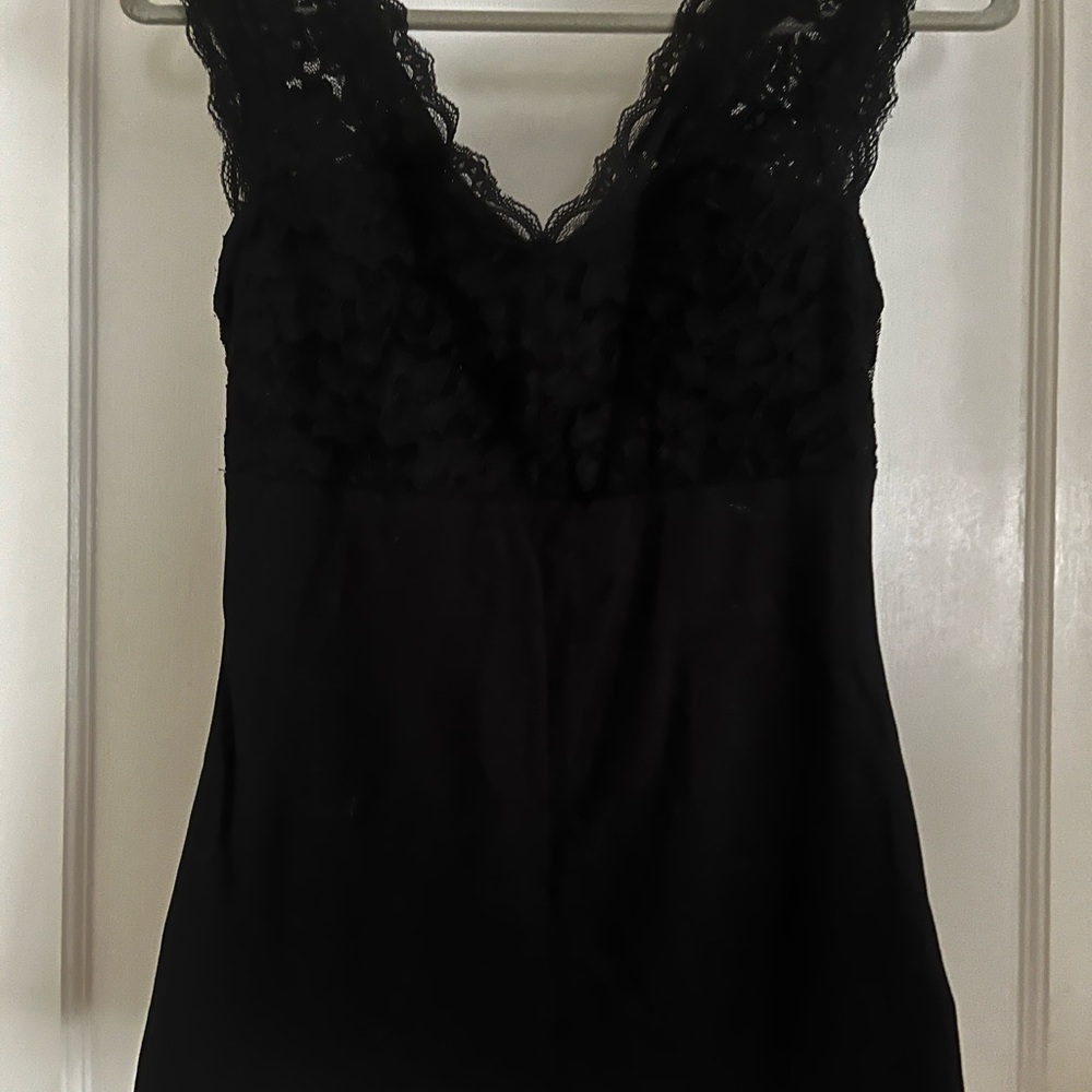 Express Black Lace Blouse